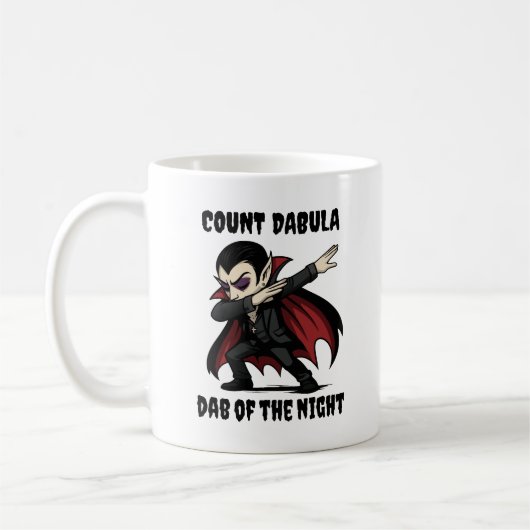 Count Dabula dabs durch die Nacht Kaffeetasse (Links)