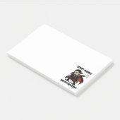 Count Dabula dabs durch die Nacht Post-it Klebezettel (angewinkelt)