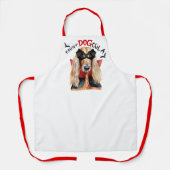 Count DOGcula Afghan Hound Hund Hund Funny Hallowe Schürze (Vorderseite)