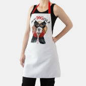 Count DOGcula Beagle Dog Funny Halloween Schürze (InSitu)
