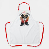 Count DOGcula Beagle Dog Funny Halloween Schürze (Vorderseite)
