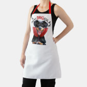 Count DOGcula Beauceron Dog Funny Halloween Schürze (InSitu)