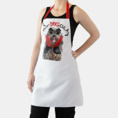 Count DOGcula Bergamasco Dog Funny Halloween Schürze (InSitu)