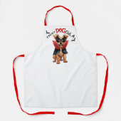Count DOGcula Berger Picard Dog Funny Halloween Schürze (Vorderseite)