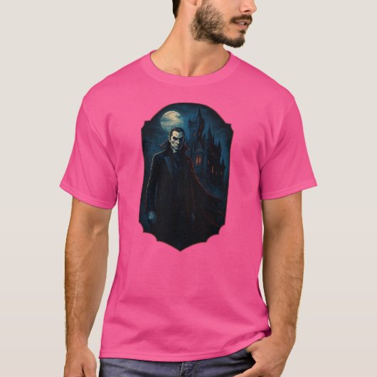 Count Dracula Design T-Shirt (Vorderseite)
