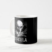 Count Dracula Halloween Vampire Kaffeetasse (Vorderseite Links)