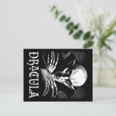 Count Dracula Halloween Vampire Postkarte (Stehend Vorderseite)