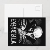 Count Dracula Halloween Vampire Postkarte (Vorne/Hinten)