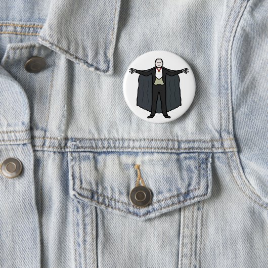 Count Dracula Vampire Button (Beispiel)