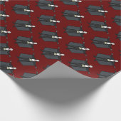 Count Dracula Vampire Geschenkpapier (Ecke)