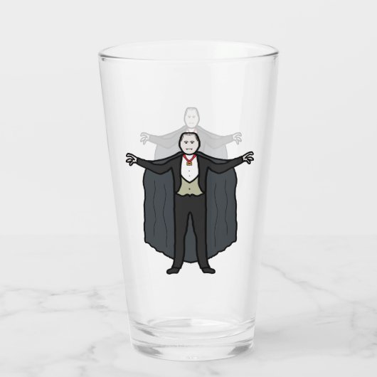 Count Dracula Vampire Glas (Rückseite)