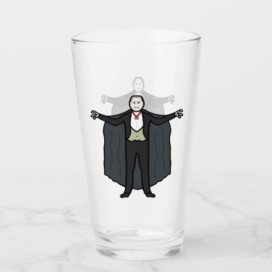 Count Dracula Vampire Glas (Vorderseite)