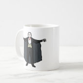 Count Dracula Vampire Kaffeetasse (Vorderseite Links)