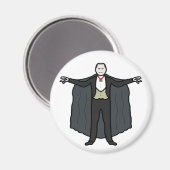 Count Dracula Vampire Magnet (Vorderseite/Rückseite)
