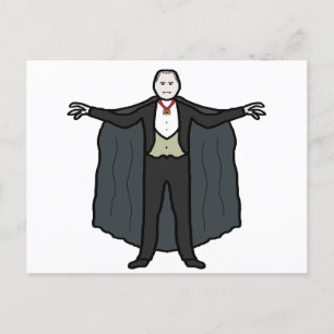Count Dracula Vampire Postkarte