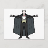 Count Dracula Vampire Postkarte (Vorderseite)