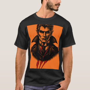 Count Dracula Vintage-Vampir-Illustration T-Shirt