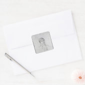 Count Francois Arnail de Jaucourt Quadratischer Aufkleber (Umschlag)