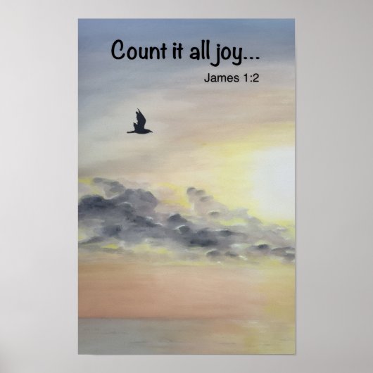 Count it all joy poster (Vorne)