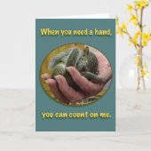 Count on Me Karte (Gelbe Blume)