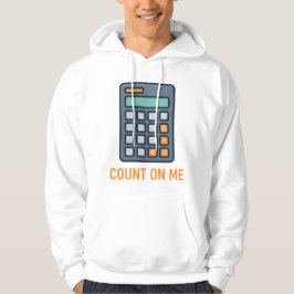 Count On Me - Stilvolles Rechner-Design für Mathem Hoodie