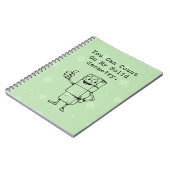 Count On My Solid Geometry Reliable Math Humor Notizblock (Linke Seite)