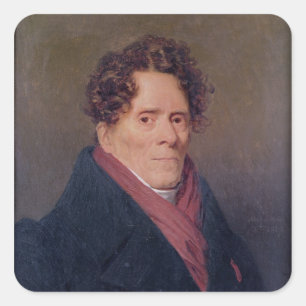 Count Pierre-Louis Roederer 18.-19. Jahrhundert Quadratischer Aufkleber