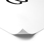 Count Quackula Funny Duck Pun Poster (Ecke)