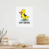 Count Quackula Funny Duck Pun Poster (Küche)