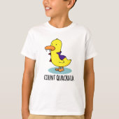 Count Quackula Funny Duck Pun T-Shirt (Vorderseite)