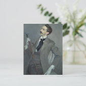 Count Robert de Montesquiou 1897 Postkarte (Stehend Vorderseite)