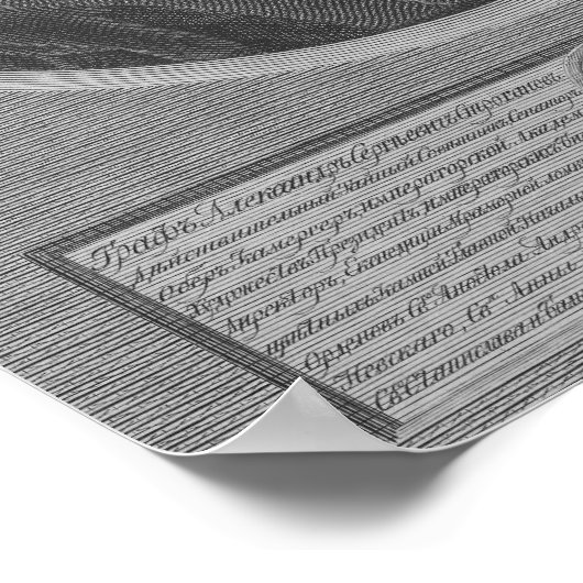 Count Stroganov Poster (Ecke)