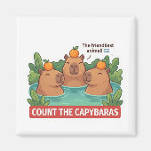 Count the Capybaras Animal World Quest for Toddler Magnet (Vorne)