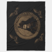 Count Vlad Dracula Fleecedecke (Vorderseite)