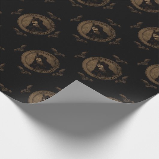 Count Vlad Dracula Geschenkpapier (Ecke)