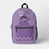 Count von Count - Ah Ah! Bedruckter Rucksack (Vorderseite)