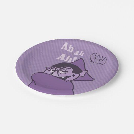 Count von Count - Ah Ah! Pappteller (Schrägansicht)