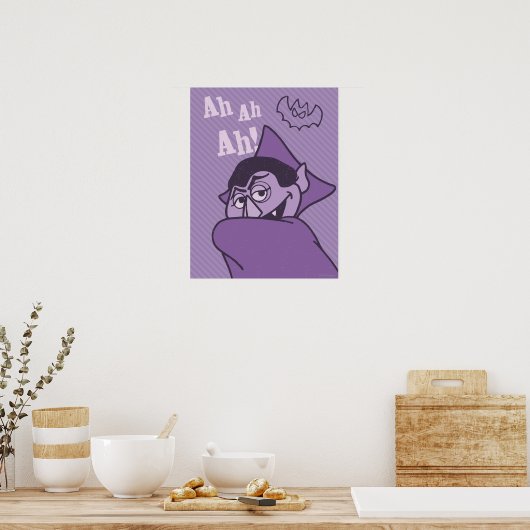 Count von Count - Ah Ah! Poster (Küche)