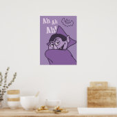 Count von Count - Ah Ah! Poster (Küche)