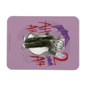 Count von Count B&W Sketch Zeichnend Magnet (Horizontal)