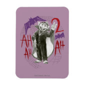 Count von Count B&W Sketch Zeichnend Magnet (Vertikal)