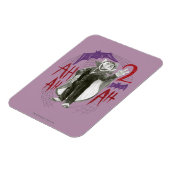 Count von Count B&W Sketch Zeichnend Magnet (Linke Seite)