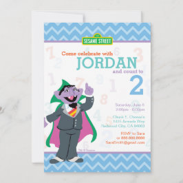 Count von Count Birthday Einladung