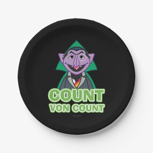Count von Count Classic Style 2 Pappteller (Vorderseite)