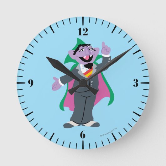 Count von Count Classic Style Runde Wanduhr (Vorderseite)