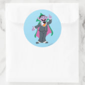 Count von Count Classic Style Runder Aufkleber (Tasche)