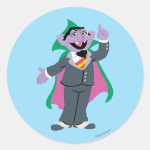 Count von Count Classic Style Runder Aufkleber