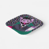 Count Von Count Confetti Birthday Pappteller (Gewinkelt)