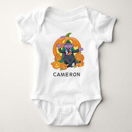 Count von Count | Halloween Pumpkins Baby Strampler (Vorderseite)