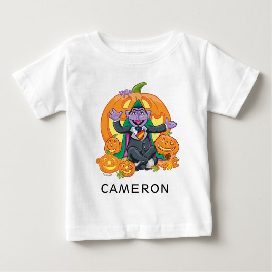 Count von Count | Halloween Pumpkins Baby T-shirt (Vorderseite)